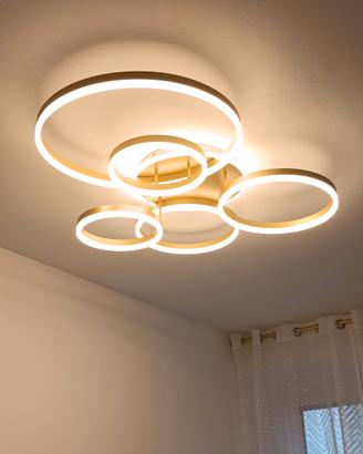 Lampadario moderno.