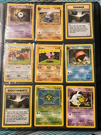 Lotto 9 carte pokemon neo genesis