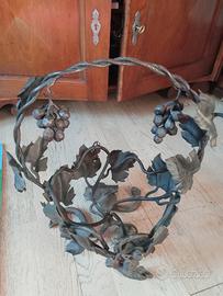 porta vaso in bronzo