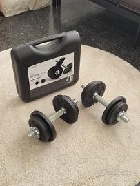 Kit Manubri Decathlon 20kg – Valigetta Completa