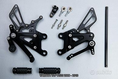 Pedane arretrate YAMAHA YZF R125 2009 - 2013