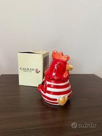 Scatolina portaoggetti Gallo ceramica