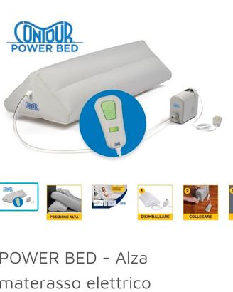 alza materasso elettrico 