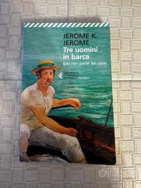 tre uomini in barca