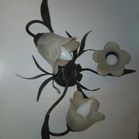 lampadario in ferro battuto