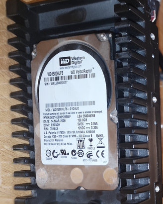 N2 HD WesternDig WD1500HLFS Velociraptor 10.000rpm