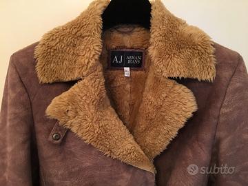 Armani Jeans originale giacca montone ecologico
