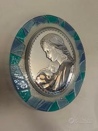 Icona Figura Sacra Madonna con Bambino