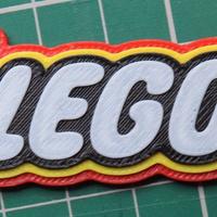 Portachiavi Scritta Lego
