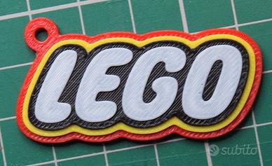 Portachiavi Scritta Lego