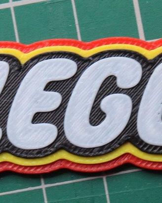 Portachiavi Scritta Lego