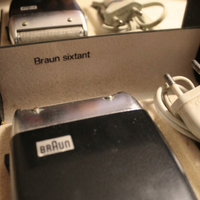 Rasoio Braun Sixtant SM 31 - Design Dieter Rams