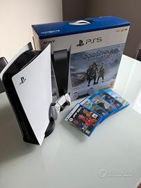 PlayStation 5 con lettore disco 1TB + 5 giochi