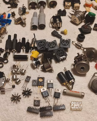 Componenti elettrici 1960 per radio