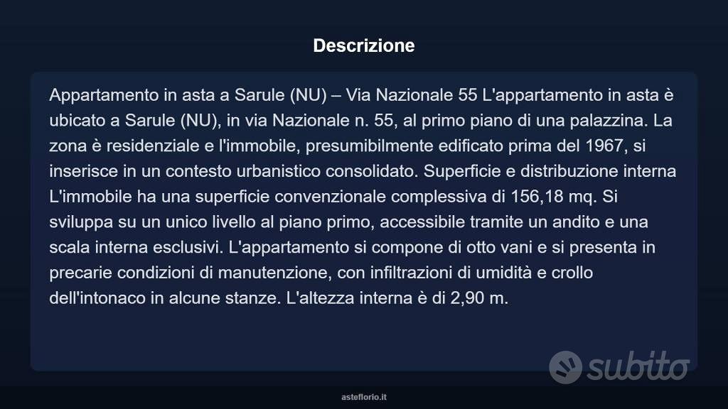 Appartamento – Sarule, Nuoro - Vista 4
