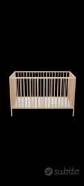 lettino Ikea con materasso l