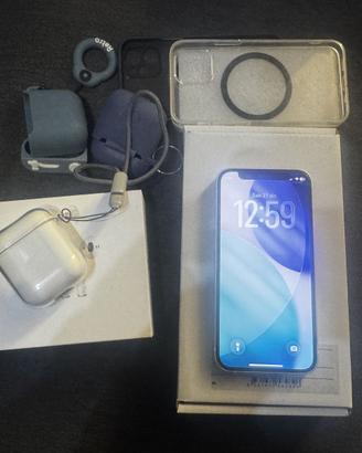 Iphone 12 mini 128 gb e airpods 2gen