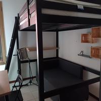 camera da letto a soppalco completa 
