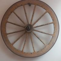 Ruota di carretto siciliano, fine 1800