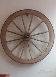 Ruota di carretto siciliano, fine 1800