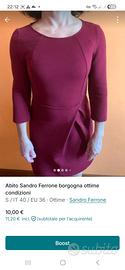 Abito Sandro Ferrone bordeaux