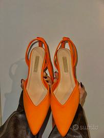 Decollete arancione Primadonna