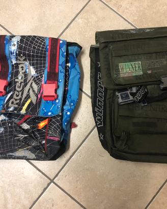 N 2  Zaini marca Reebok e Winner Vintage