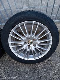 Cerchi e gomme invernali 17" originali Alfa Romeo