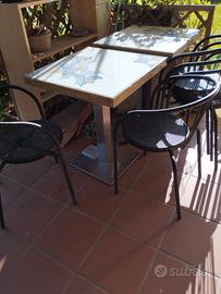 tavoli, sedie e altro per bar 