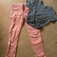 Set tshirt Zara + pantalone Promod taglia S