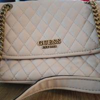 Borsa a tracolla guess  originale rosa antico 