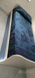 Letto singolo con secondo letto estraibile