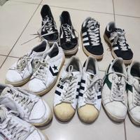 6 paia Adidas+Nike+converse+Vans