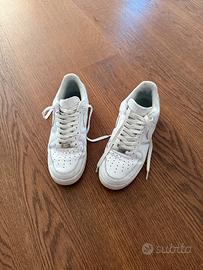 Scarpe nike Air force one bianche 45