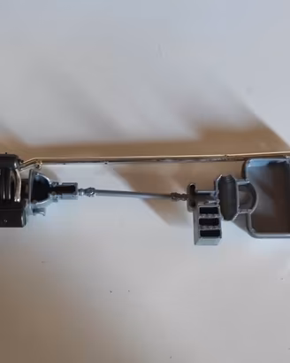 Motore e Scarico Mercedes 300 SL Bburago 1:18