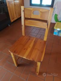 Tavolo e sedie per Mansarda o Taverna