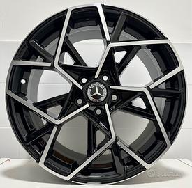CERCHI IN LEGA MERCEDES CLASS A B C CLA DA 18 POLL