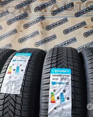 4 pneumatici nuovi 195 65 15 Sunny 4 stagioni