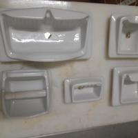 Set porta sapone da incasso