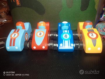 MACCHININA F1 SEVI TRUDI LEGNO COLORI ASS.TI