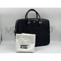 BORSA UOMO PORTA PC IN PELLE MONT BLANC NUOVA