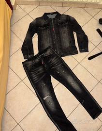Completo DSQUEARED2 jeans nero