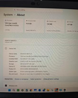 PC dell LATITUDE 5430 14 pollici