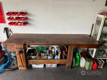 Tavolo da falegname vintage
