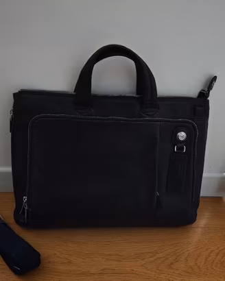borsa cartella Piquadro porta PC vera pelle