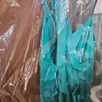 abito midi con balze Hanita