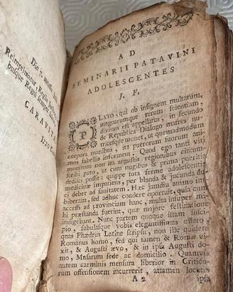 Libro antico Le favole di Esopo  1887 in latino