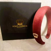Cerchietto gioiello DOLCE&GABBANA rosa scuro