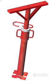 18x PUNTELLO A PIASTRA 3,00/5,00 MT – ALTA PORTATA