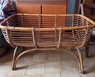 Culla in vimini Vintage 